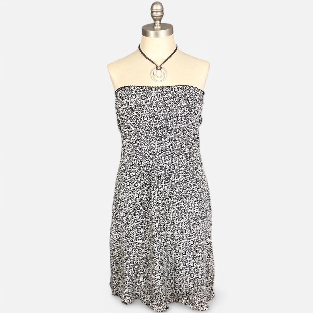 Black and White Strapless Dress/Skirt